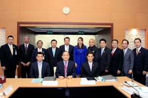 การประชุมหารือระหว่างกระทรวงเทคโนโลยีสารสนเทศและการสื่อสารและสำนักงาน กสทช.