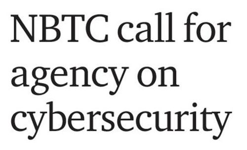 NBTC call for agency cybersecurity 