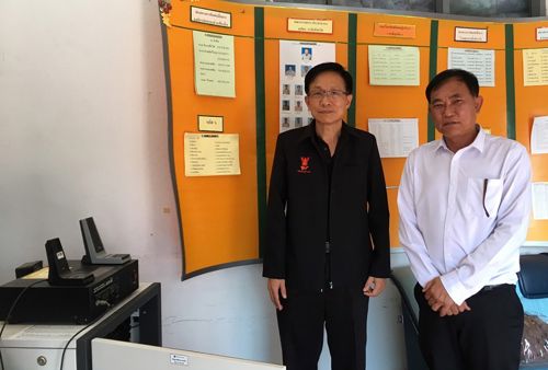 เข้าพบหารือกับหัวหน้าฝ่ายป้องกันและปฏิบัติการ สำนักงาน ป้องกันและบรรเทาสาธารณภัยจังหวัดประจวบคีรีขันธ์